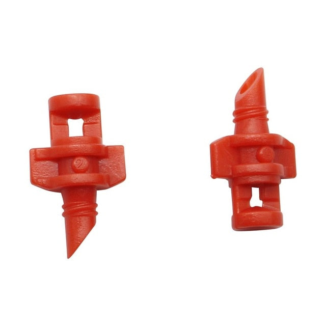50 Pcs Garden Irrigation Simple Refraction nozzle Watering Flower Mist Nozzle Threaded connection 90/180/360 Degrees Sprayer