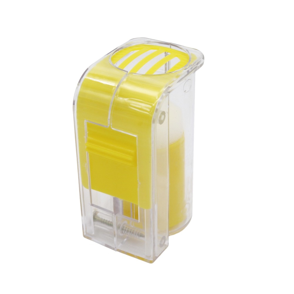 1Pcs Bee Queen Marking Catcher Plastic One Handed Marker Bottle Plunger Plush Beekeeper Tool Garden Beekeeper Queen Bee Catcher