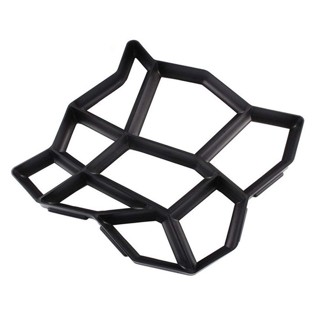 Garden Pavement Mold Garden Walk Pavement Concrete Mould DIY Manually Paving Cement Brick Stone Road Concrete Molds Pathmate M