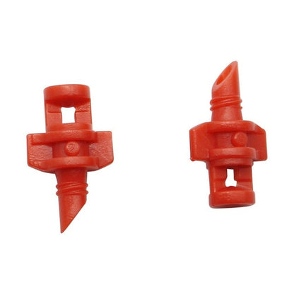 50 Pcs Garden Irrigation Simple Refraction nozzle Watering Flower Mist Nozzle Threaded connection 90/180/360 Degrees Sprayer
