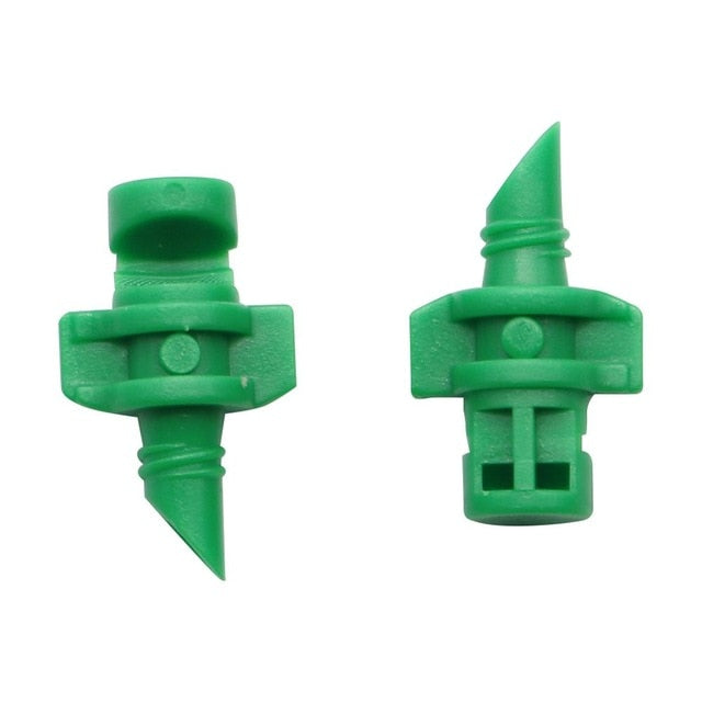 50 Pcs Garden Irrigation Simple Refraction nozzle Watering Flower Mist Nozzle Threaded connection 90/180/360 Degrees Sprayer