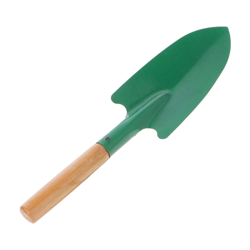 Wooden Handle Reinforced Gardening Shovel Loose Soil Planting Easy Use L15