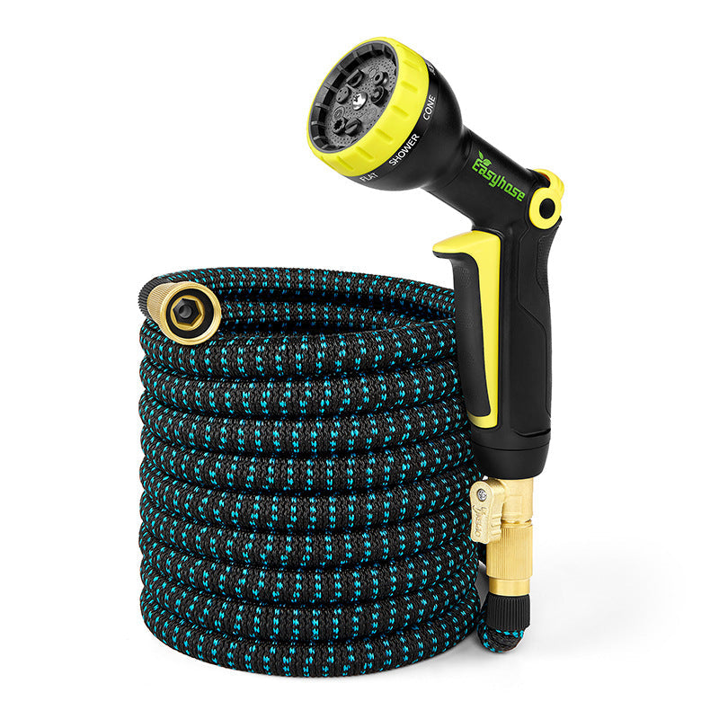 Garden Hose Expandable Magic Flexible High Pressure Car Wash Spray Gun 3 Times Telescopic Garden Watering Hose With Spray Gun