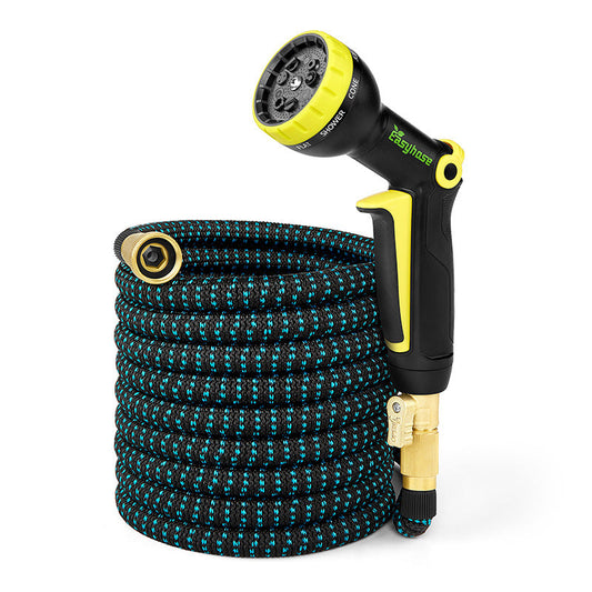 Garden Hose Expandable Magic Flexible High Pressure Car Wash Spray Gun 3 Times Telescopic Garden Watering Hose With Spray Gun