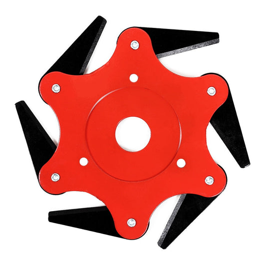 6 Teeth Brush Cutter Metal Blades Trimmer Head For Lawn Mower Garden Grass Trimmer Head Practical Grass Trimmer Head