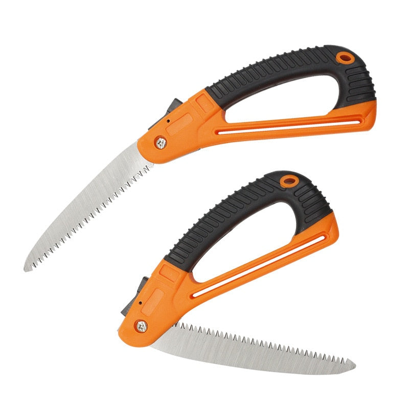 Portable Home Manual Pruning Hacksaws Garden Folding Trimming Saw Pruning Garden Household Anti-skip 26cm Hand Steel Sawing Tool