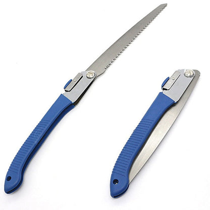 Portable Home Manual Pruning Hacksaws Garden Folding Trimming Saw Pruning Garden Household Anti-skip 26cm Hand Steel Sawing Tool