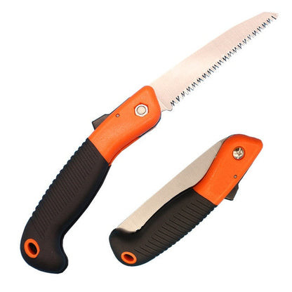 Portable Home Manual Pruning Hacksaws Garden Folding Trimming Saw Pruning Garden Household Anti-skip 26cm Hand Steel Sawing Tool